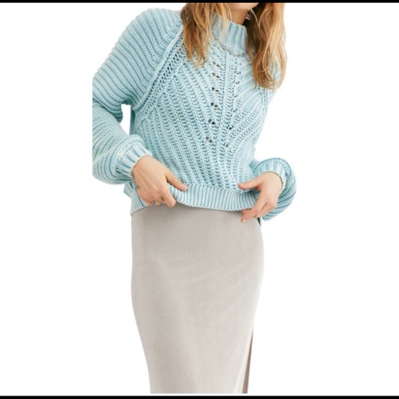 Free People Sweetheart Cotton Sweater - Picture 5 of 16